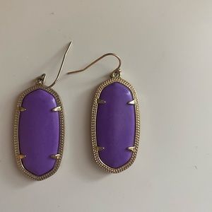 Purple Kendra Scott Earrings